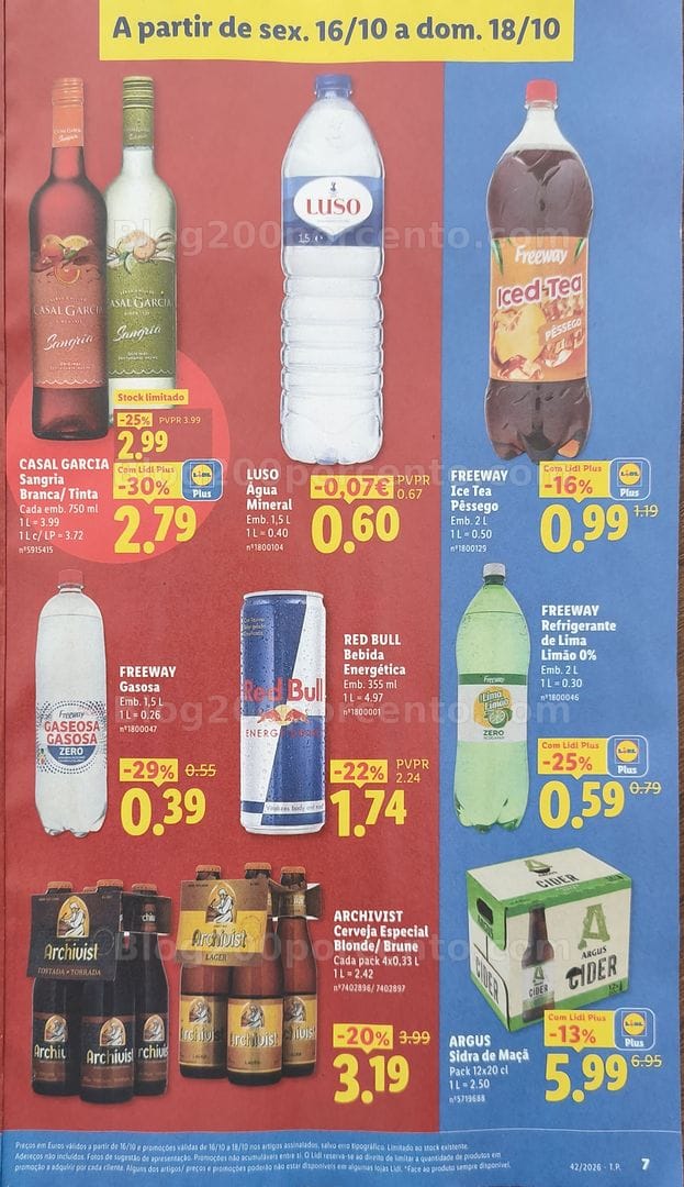 Antevisão Folheto LIDL Promoções Fim de Semana - 16 a 18 outubro