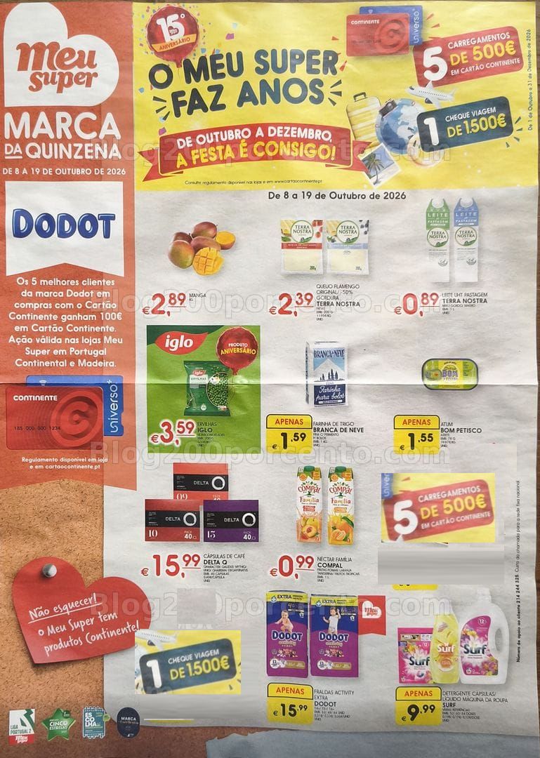 Antevisão Folheto MEU SUPER Promoções de 8 a 19 outubro