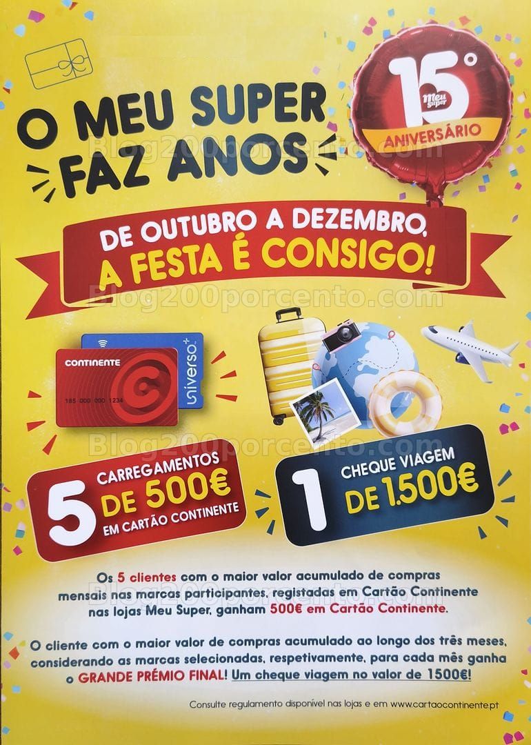 Antevisão Folheto MEU SUPER Aniversário Extra Promoções até 31 outubro