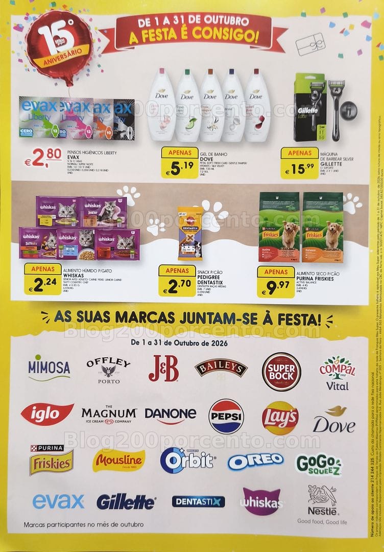 Antevisão Folheto MEU SUPER Aniversário Extra Promoções até 31 outubro