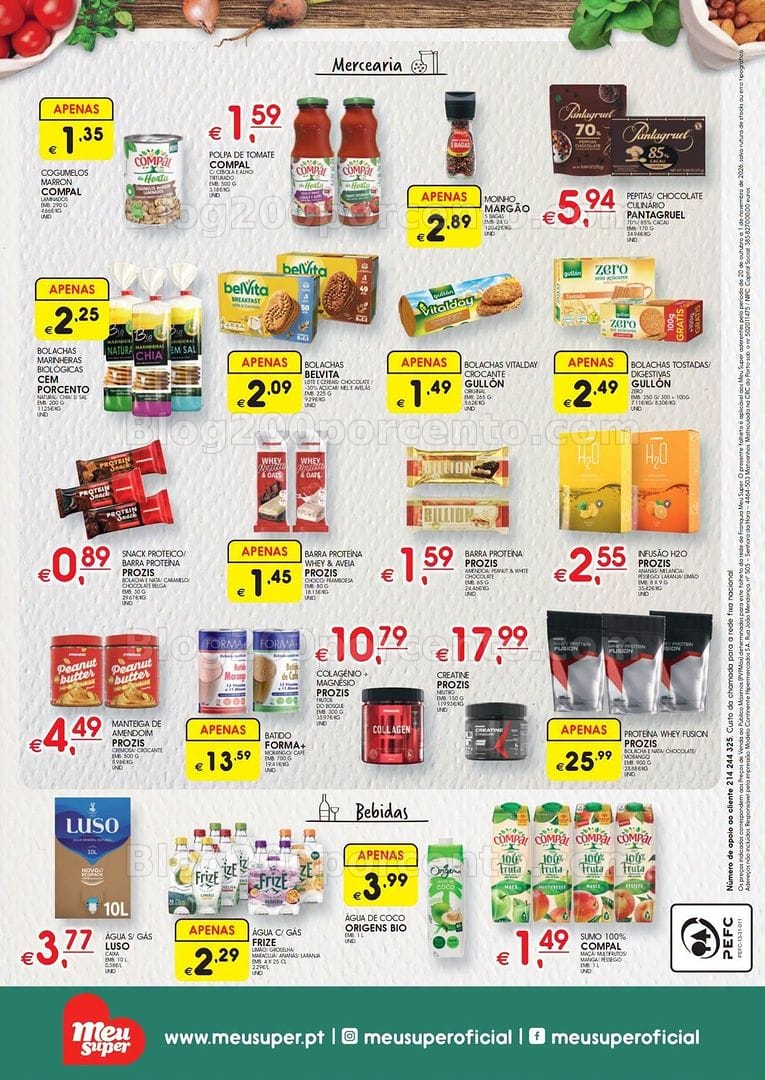 Antevisão Folheto MEU SUPER Promoções de 20 outubro a 1 novembro
