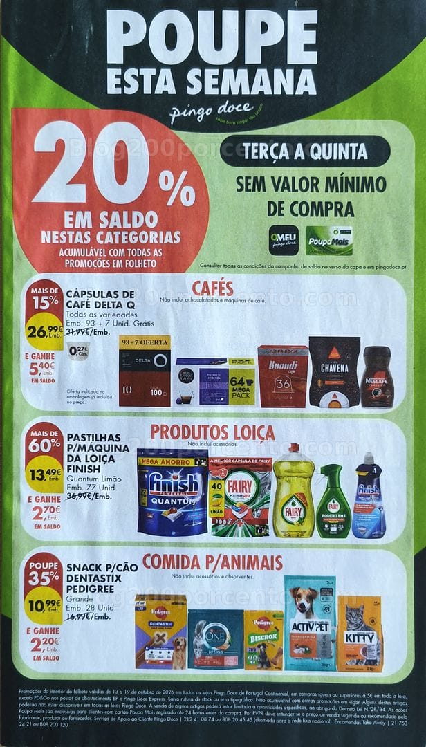 Antevisão Folheto PINGO DOCE Promoções de 13 a 19 outubro
