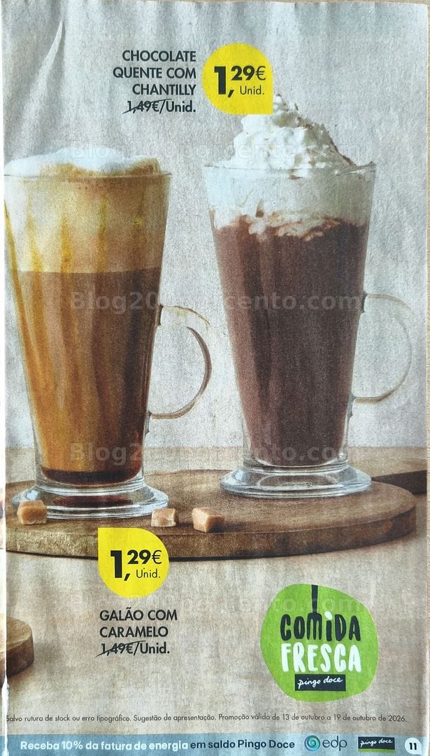 Antevisão Folheto PINGO DOCE Promoções de 13 a 19 outubro