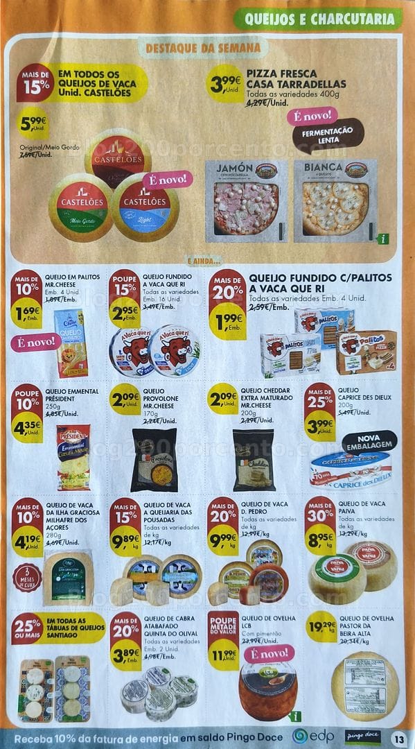 Antevisão Folheto PINGO DOCE Promoções de 13 a 19 outubro