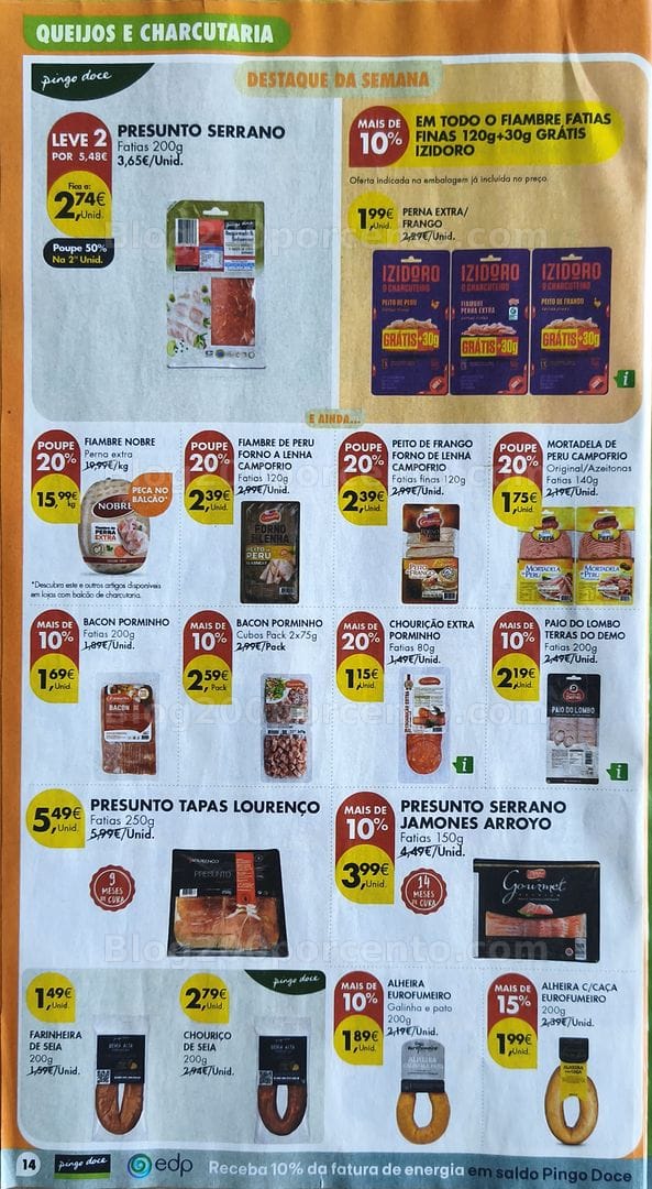 Antevisão Folheto PINGO DOCE Promoções de 13 a 19 outubro