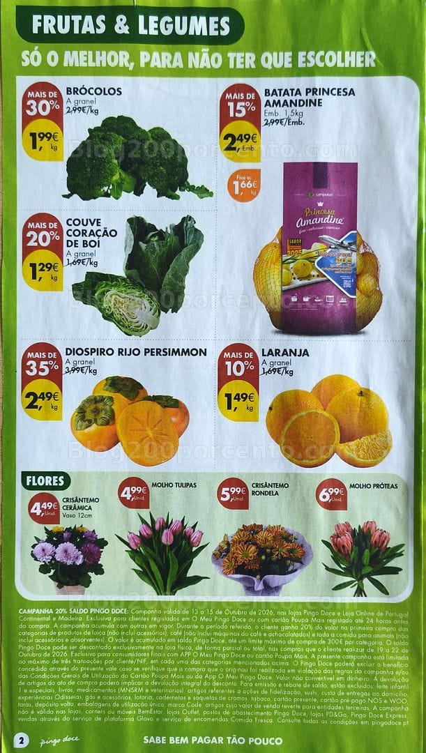 Antevisão Folheto PINGO DOCE Promoções de 13 a 19 outubro