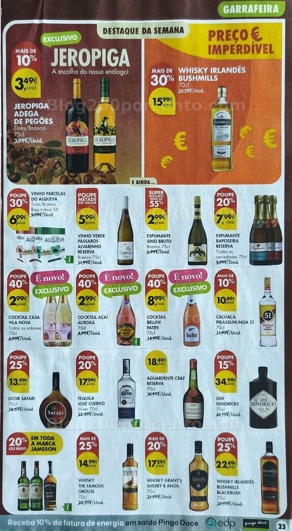 Antevisão Folheto PINGO DOCE Promoções de 13 a 19 outubro