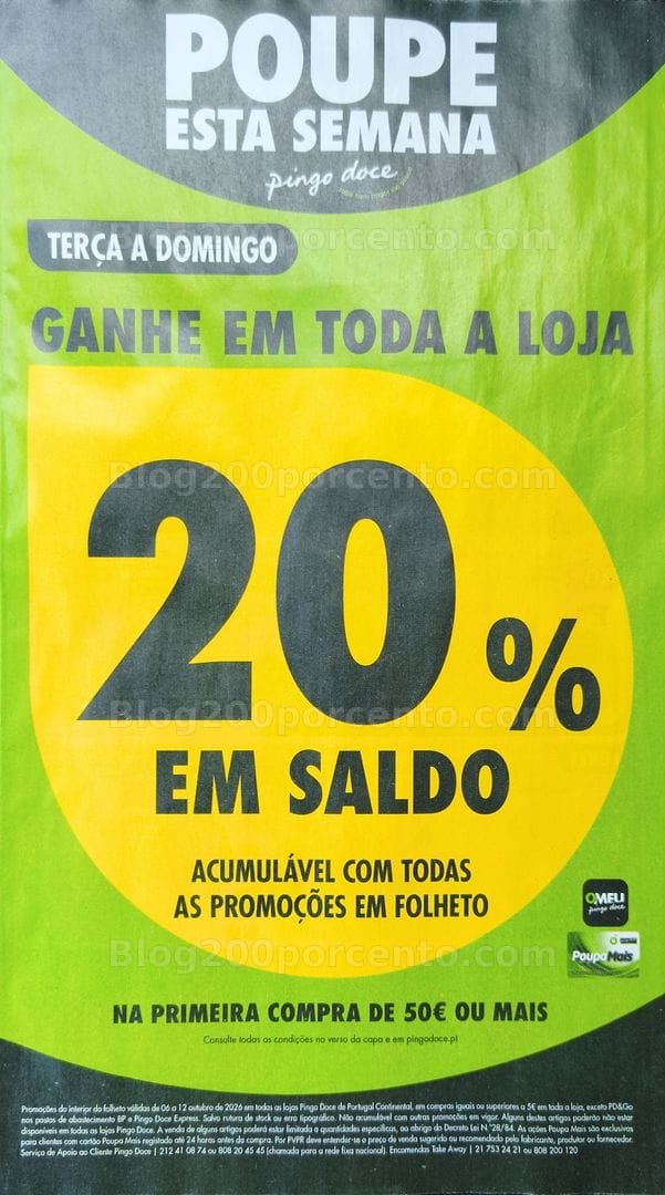 Antevisão Folheto PINGO DOCE Promoções de 6 a 12 outubro