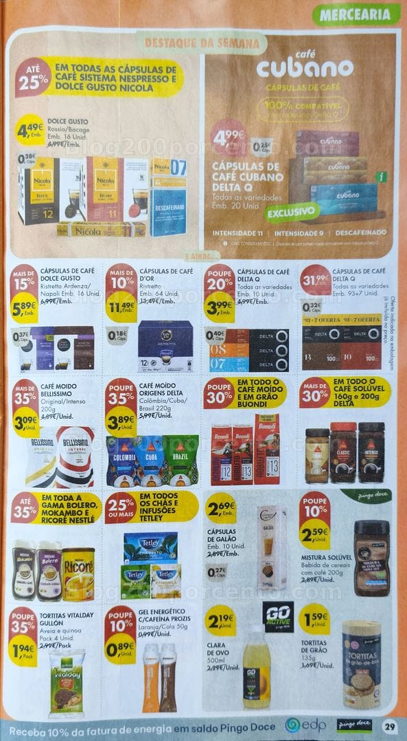 Antevisão Folheto PINGO DOCE Promoções de 6 a 12 outubro