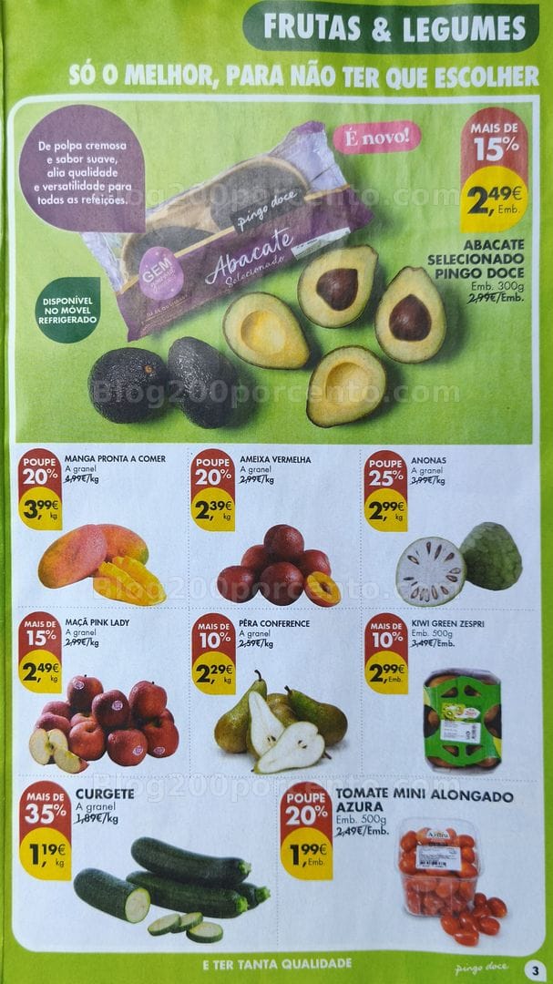 Antevisão Folheto PINGO DOCE Promoções de 6 a 12 outubro