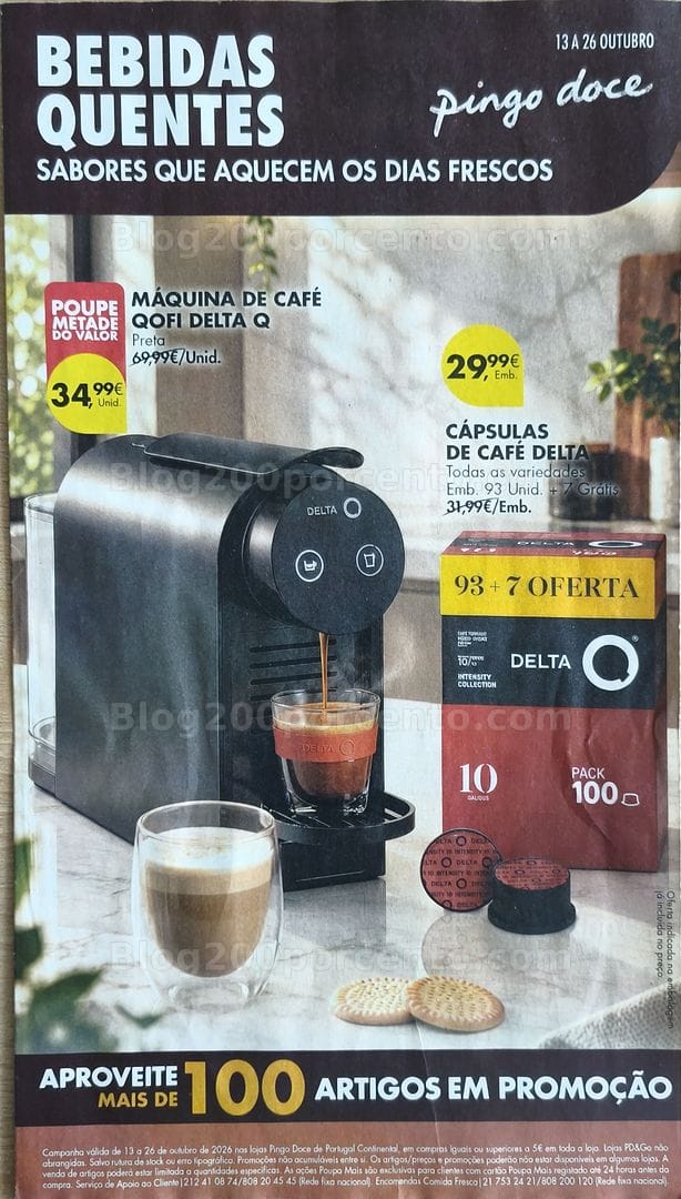 Antevisão Folheto PINGO DOCE Especial Bebidas Quentes Promoções de 13 a 26 outubro