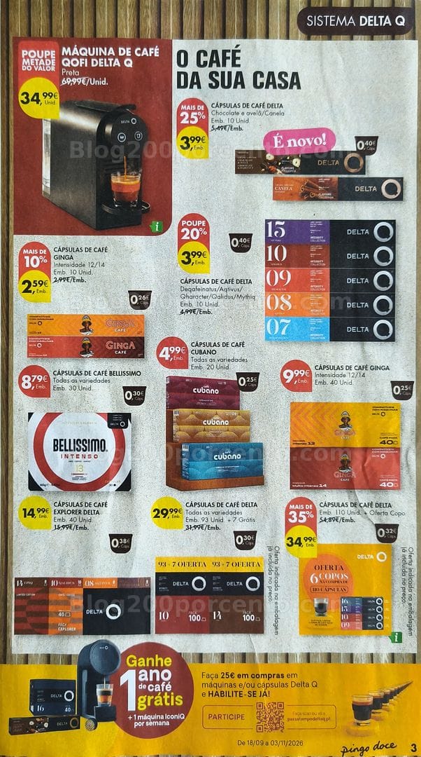 Antevisão Folheto PINGO DOCE Especial Bebidas Quentes Promoções de 13 a 26 outubro
