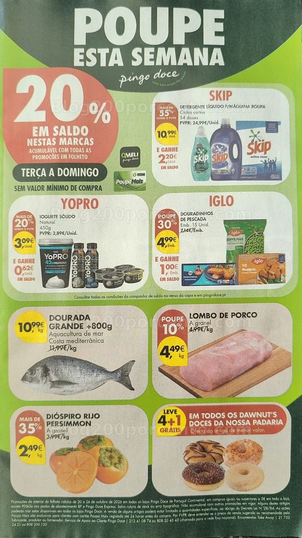 Antevisão Folheto PINGO DOCE Promoções de 20 a 26 outubro