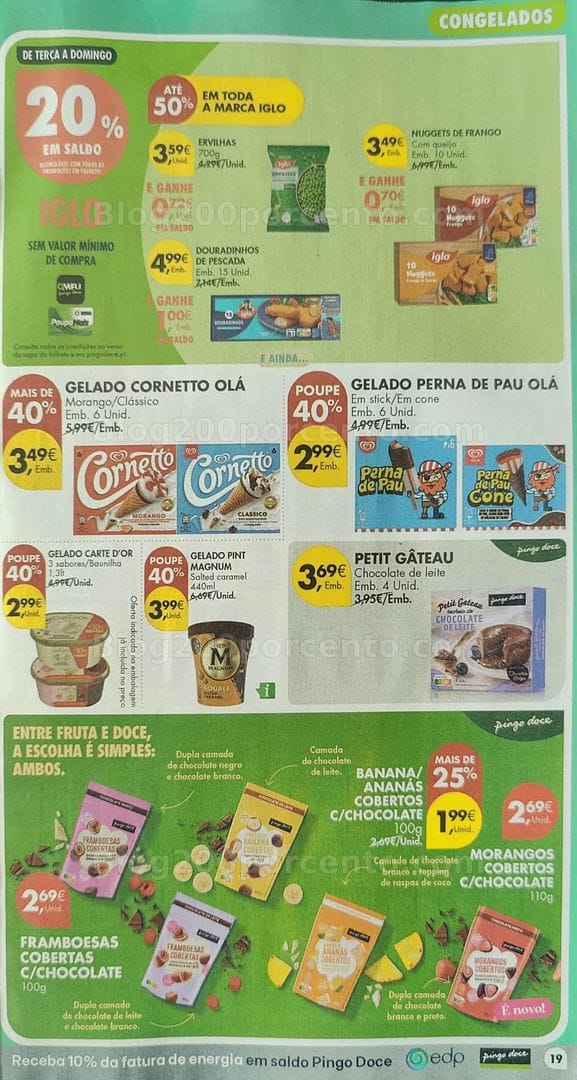 Antevisão Folheto PINGO DOCE Promoções de 20 a 26 outubro