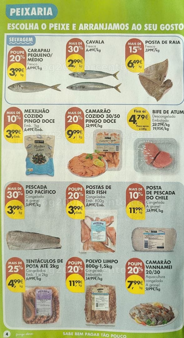 Antevisão Folheto PINGO DOCE Promoções de 20 a 26 outubro