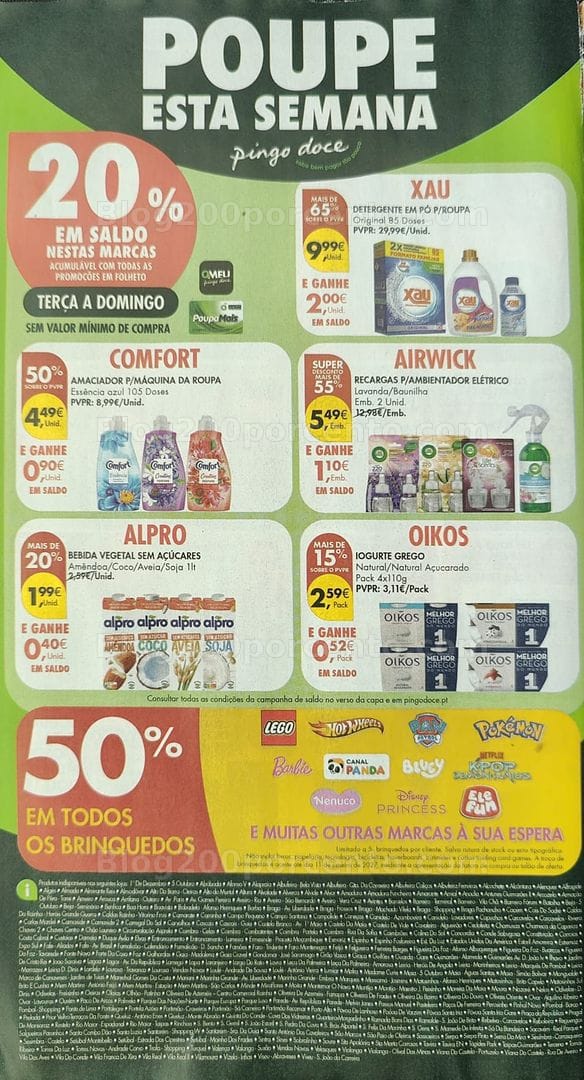 Antevisão Folheto PINGO DOCE Promoções de 20 a 26 outubro