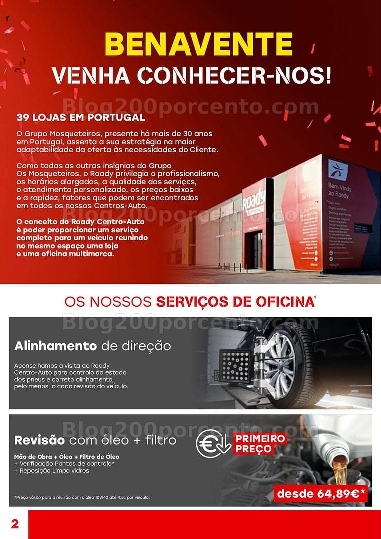 Antevisão Folheto ROADY Aberturas Promoções de 24 outubro a 29 novembro