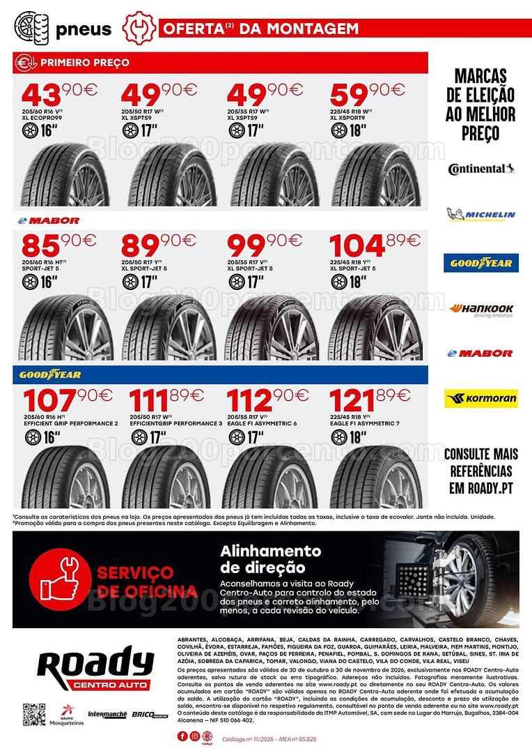 Antevisão Folheto ROADY Promoções de 29 outubro a 29 novembro