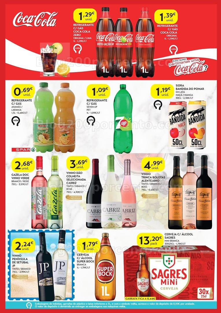 Antevisão Folheto SPAR Promoções de 13 a 25 outubro