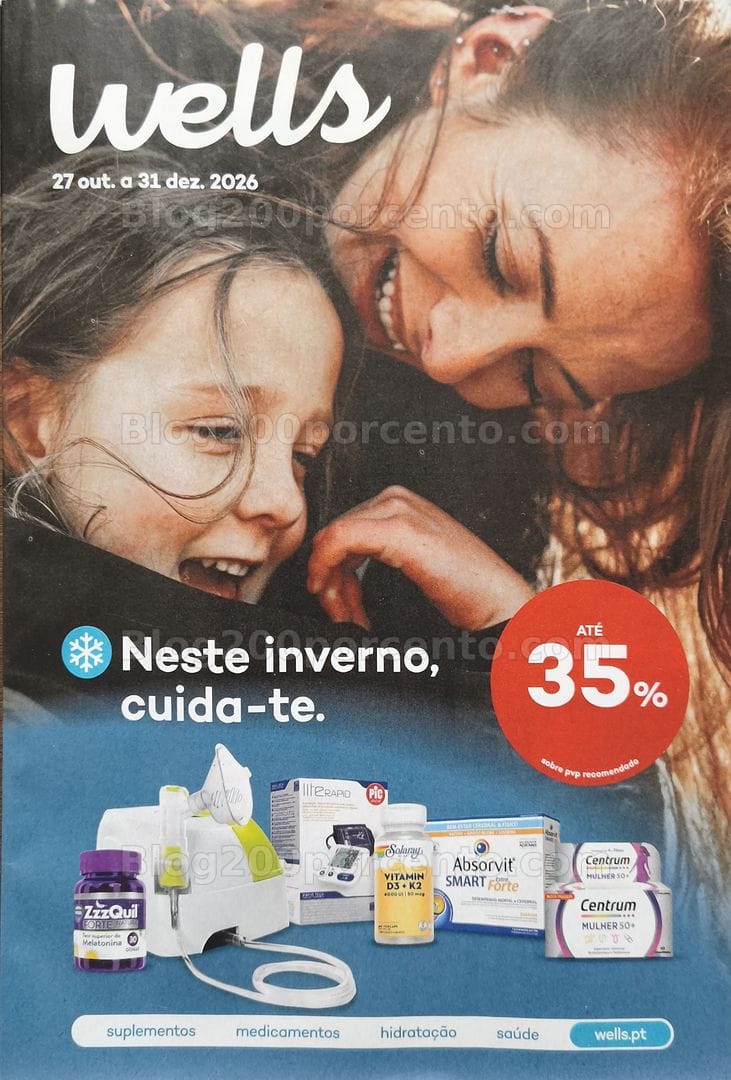 Antevisão Folheto WELLS Inverno Promoções de 27 outubro a 31 dezembro