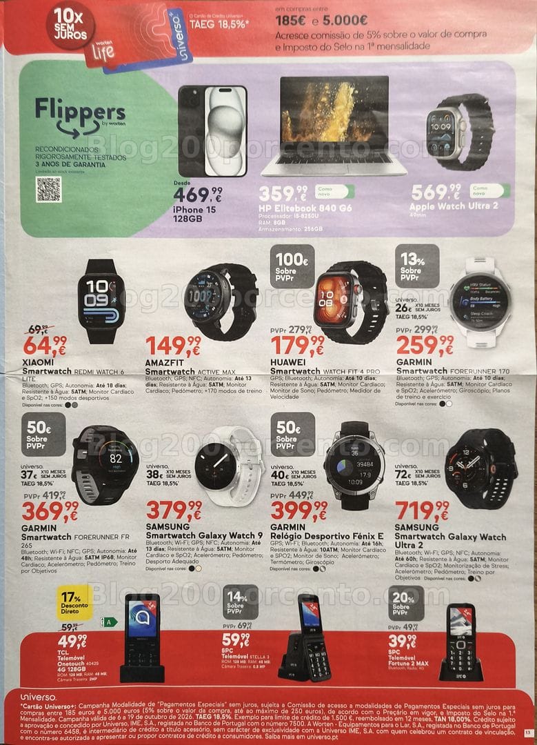 Antevisão Folheto WORTEN Promoções até 19 outubro