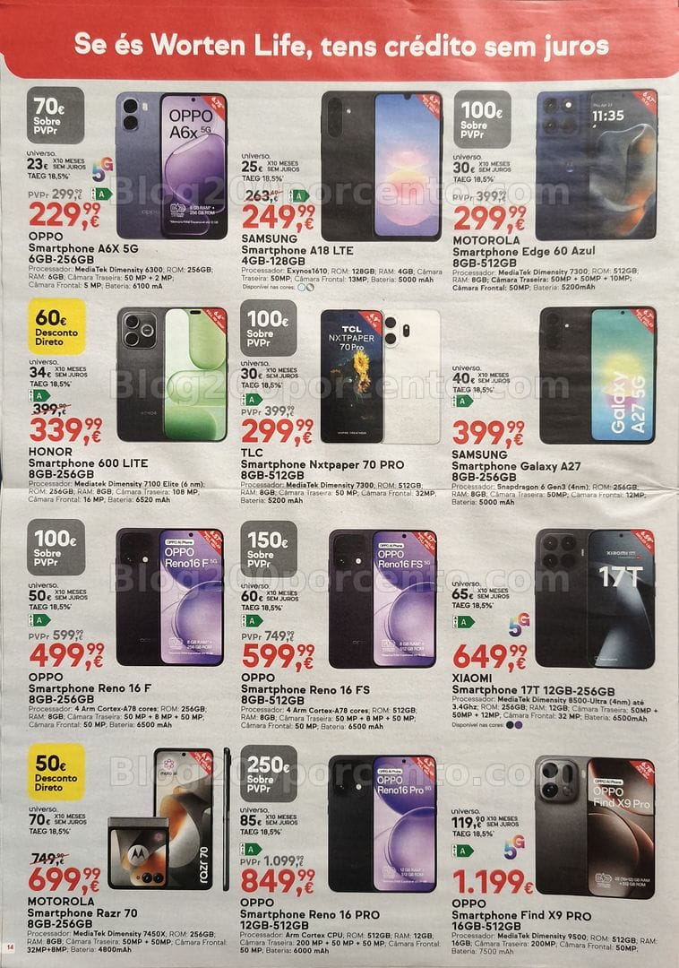 Antevisão Folheto WORTEN Promoções até 19 outubro