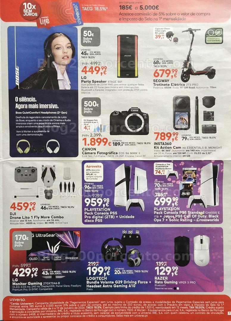 Antevisão Folheto WORTEN Promoções até 19 outubro