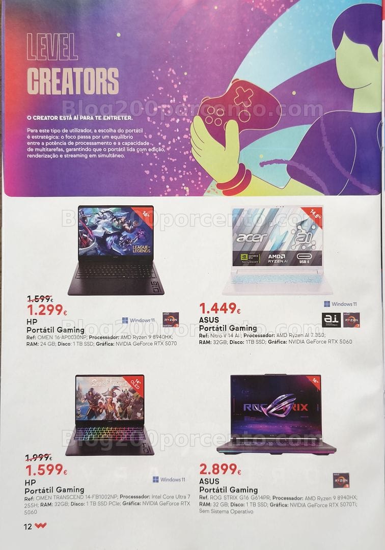 Antevisão Folheto WORTEN Game Ring Promoções de 1 a 19 outubro
