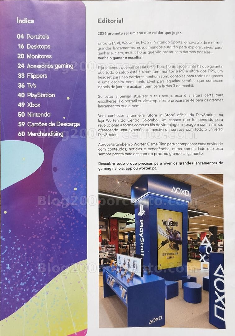 Antevisão Folheto WORTEN Game Ring Promoções de 1 a 19 outubro
