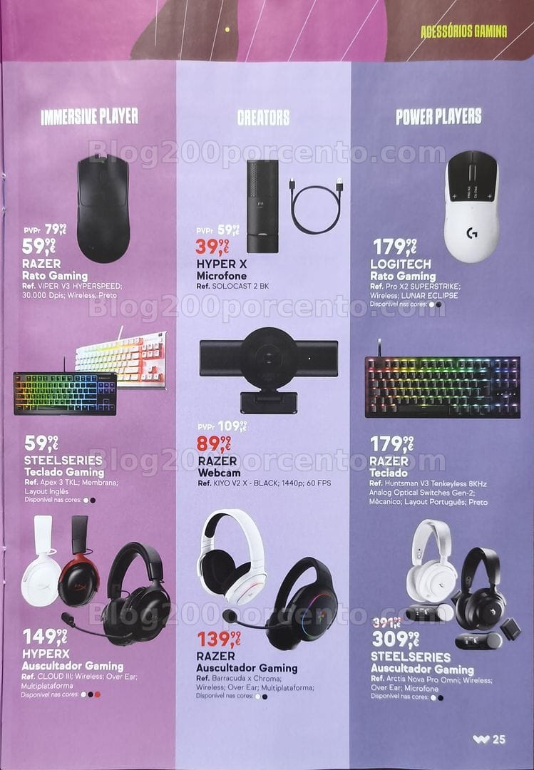 Antevisão Folheto WORTEN Game Ring Promoções de 1 a 19 outubro