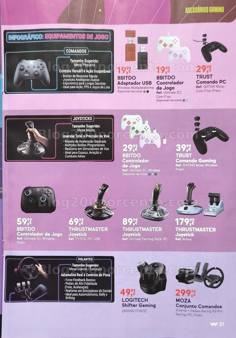 Antevisão Folheto WORTEN Game Ring Promoções de 1 a 19 outubro