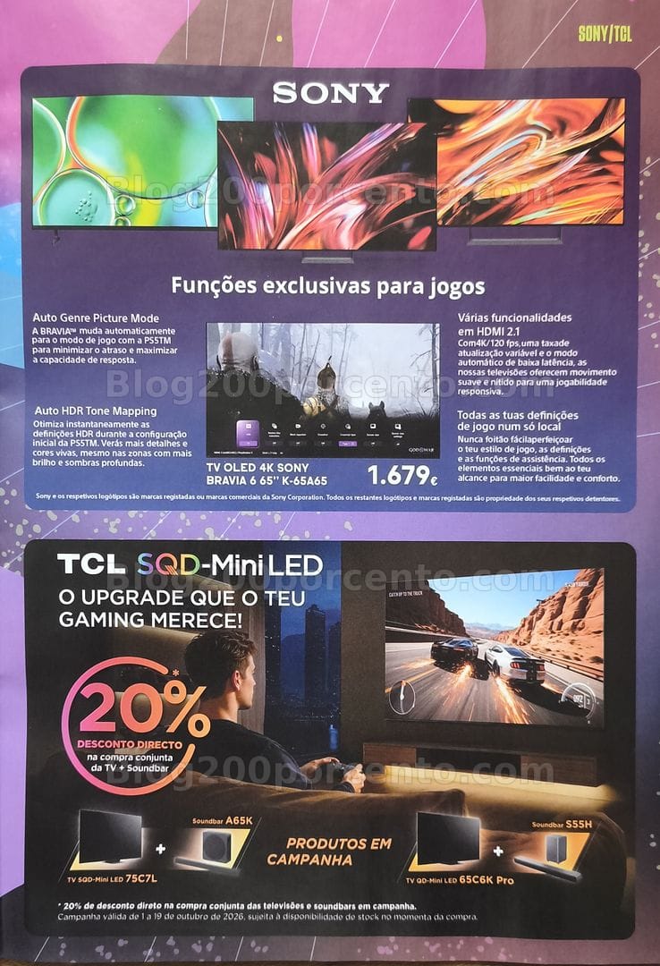 Antevisão Folheto WORTEN Game Ring Promoções de 1 a 19 outubro