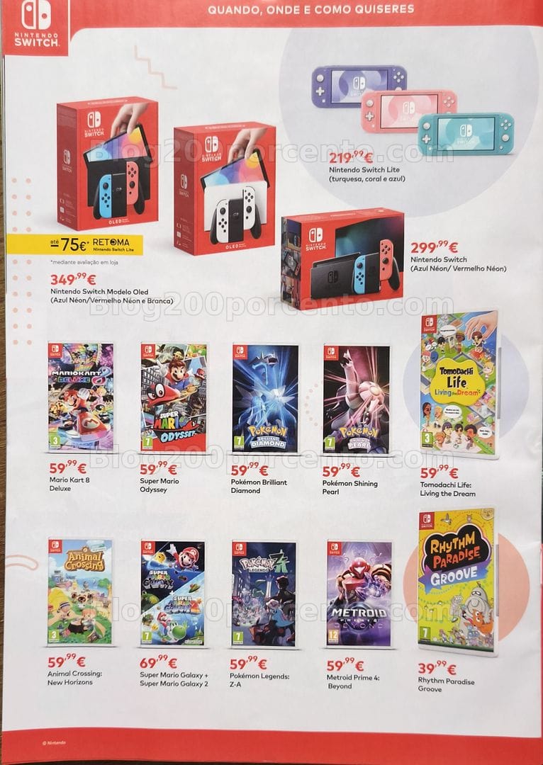 Antevisão Folheto WORTEN Game Ring Promoções de 1 a 19 outubro
