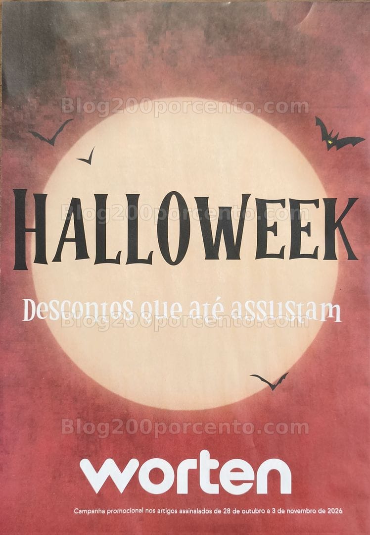 Antevisão Folheto WORTEN Halloween Promoções de 28 outubro a 3 novembro