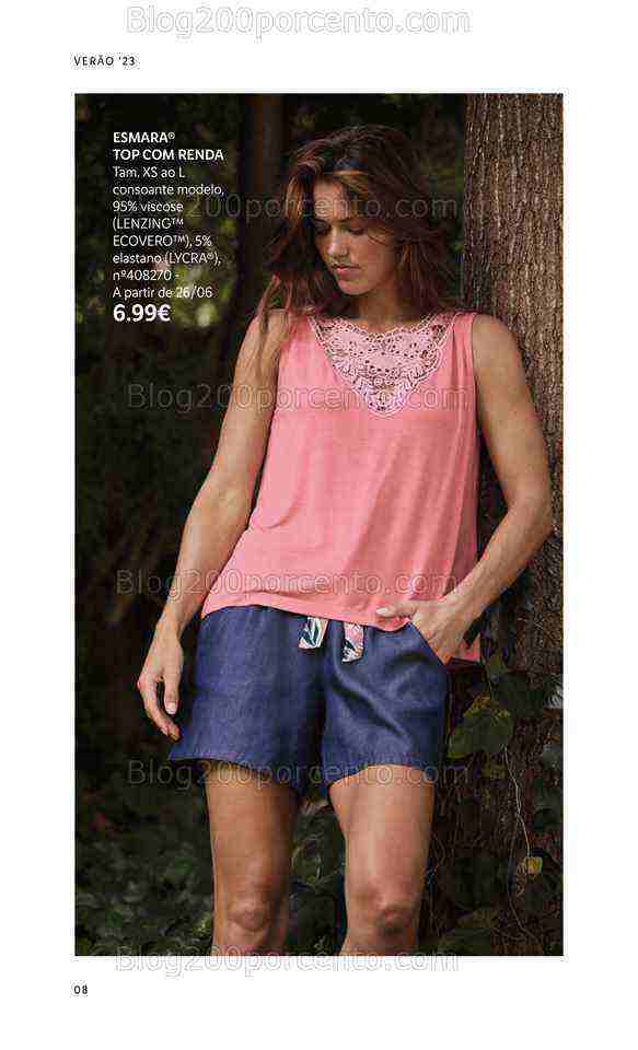 Antevisão Folheto LIDL Moda Verão Promoções a partir de 26 junho