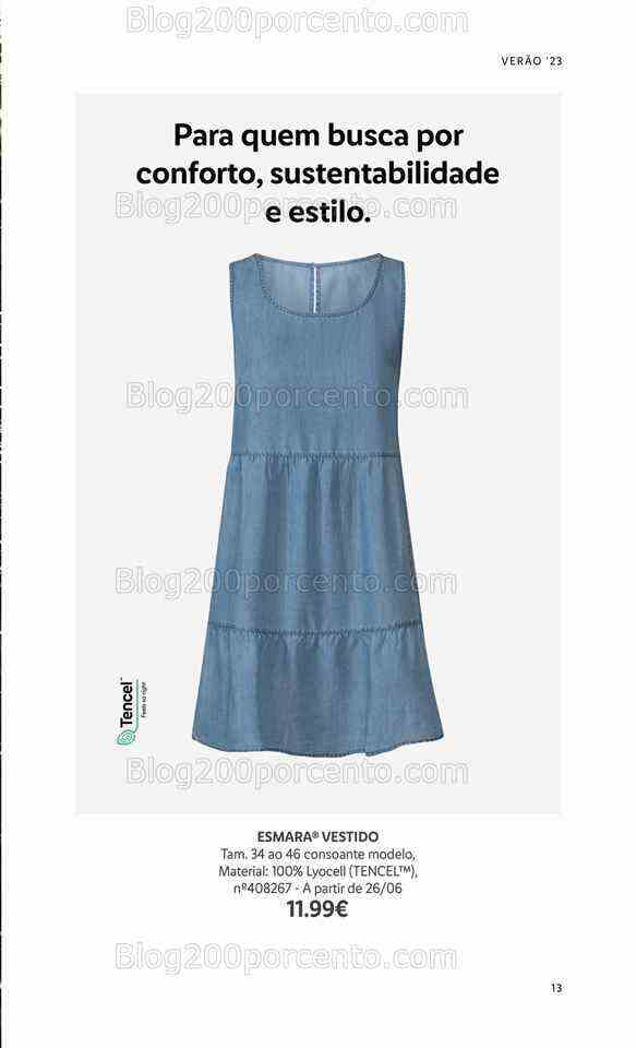 Antevisão Folheto LIDL Moda Verão Promoções a partir de 26 junho