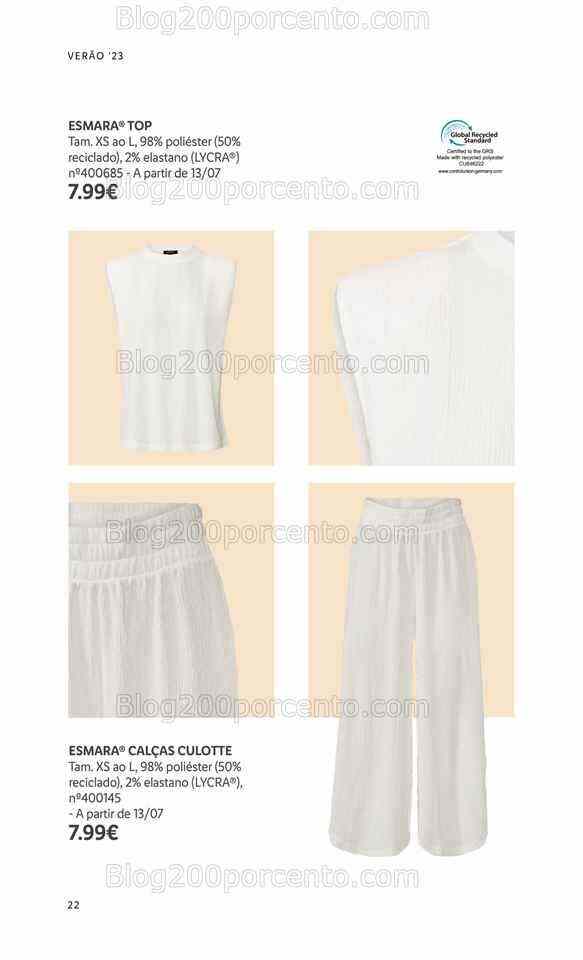 Antevisão Folheto LIDL Moda Verão Promoções a partir de 26 junho