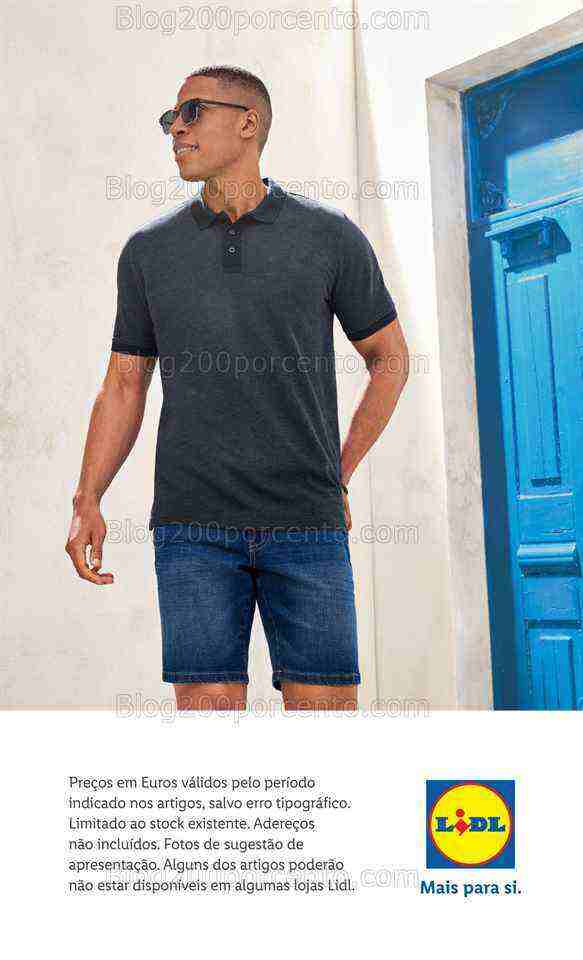 Antevisão Folheto LIDL Moda Verão Promoções a partir de 26 junho