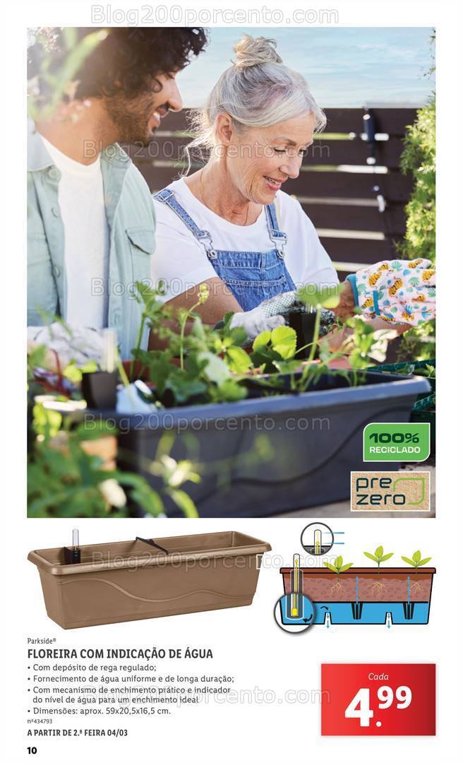 Antevisão Folheto LIDL Especial Jardim Promoções a partir de 7 março