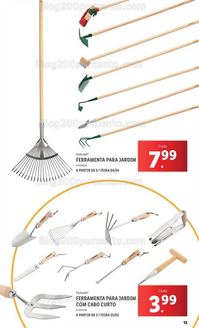 Antevisão Folheto LIDL Especial Jardim Promoções a partir de 7 março