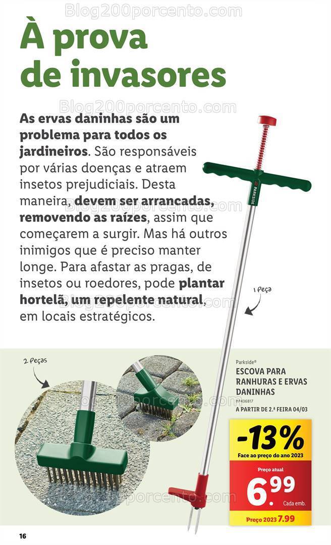 Antevisão Folheto LIDL Especial Jardim Promoções a partir de 7 março