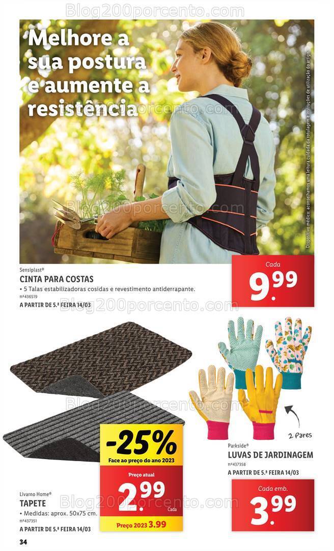 Antevisão Folheto LIDL Especial Jardim Promoções a partir de 7 março