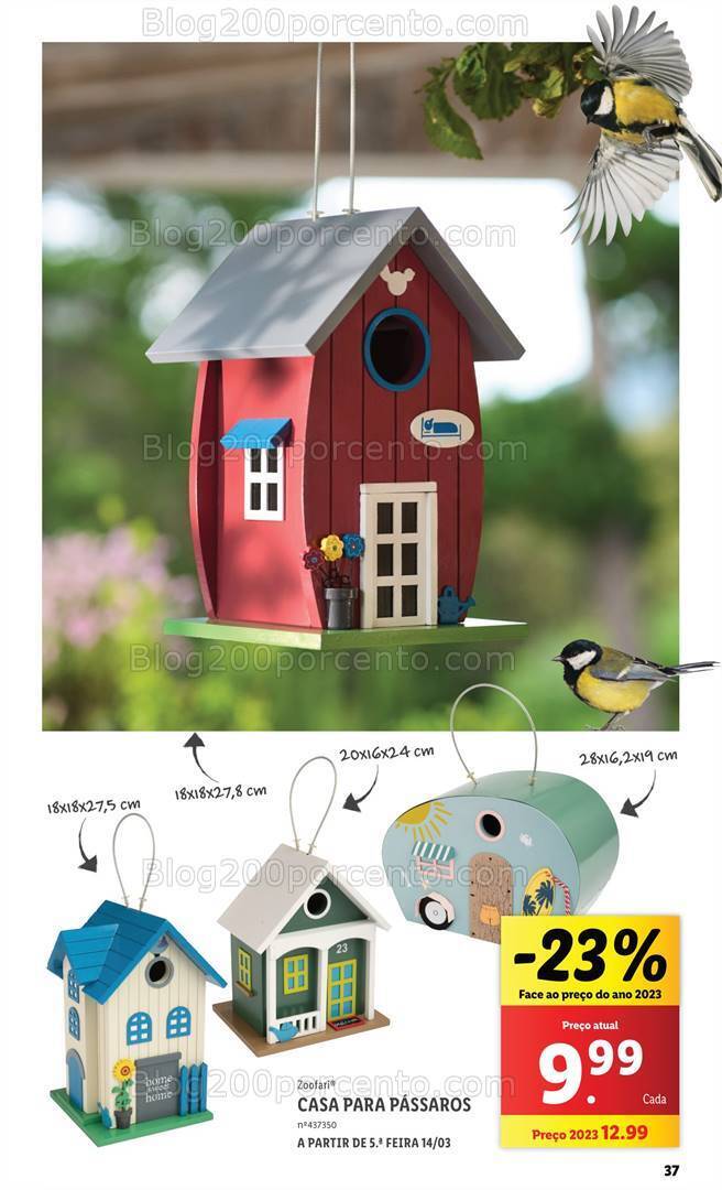 Antevisão Folheto LIDL Especial Jardim Promoções a partir de 7 março