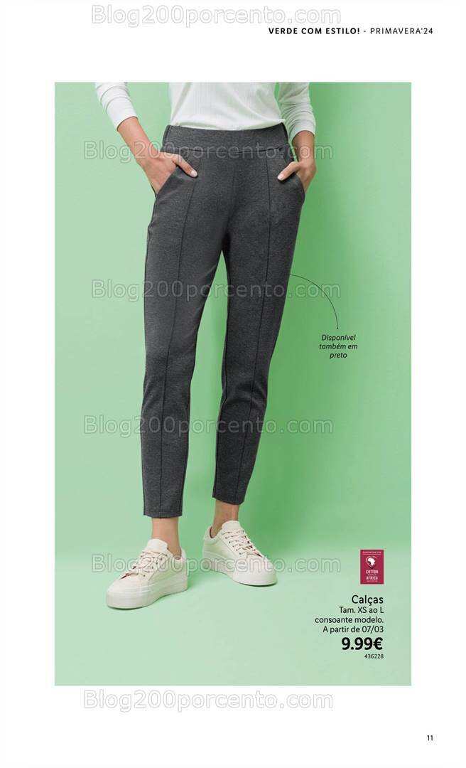 Antevisão Folheto LIDL Esmara Primavera Promoções a partir de 7 março