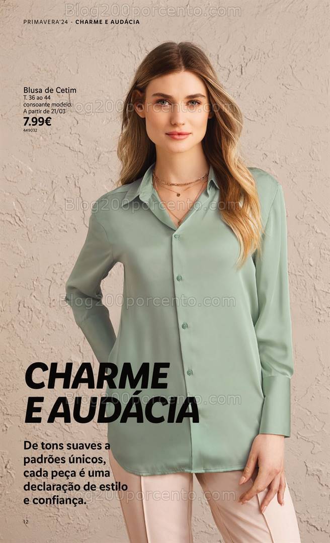 Antevisão Folheto LIDL Esmara Primavera Promoções a partir de 7 março