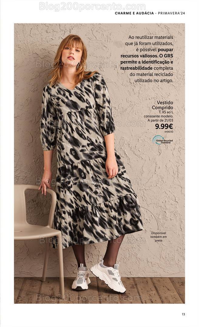 Antevisão Folheto LIDL Esmara Primavera Promoções a partir de 7 março