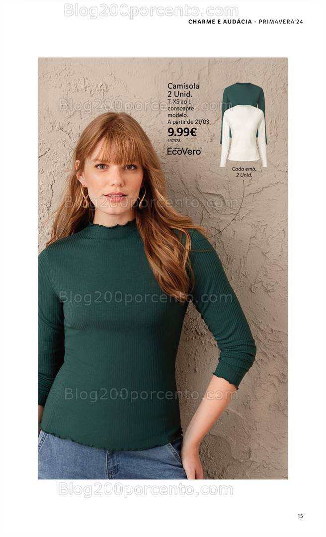 Antevisão Folheto LIDL Esmara Primavera Promoções a partir de 7 março