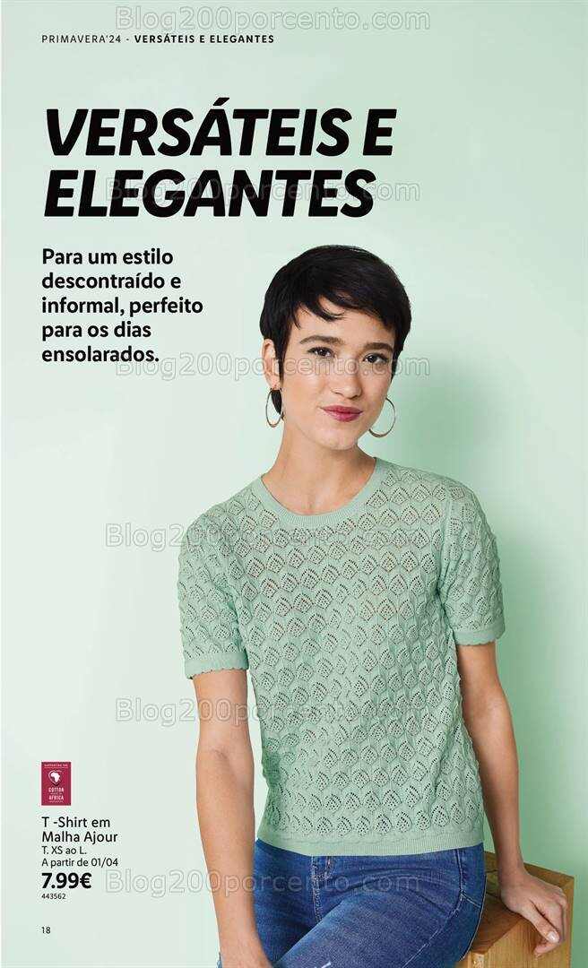 Antevisão Folheto LIDL Esmara Primavera Promoções a partir de 7 março