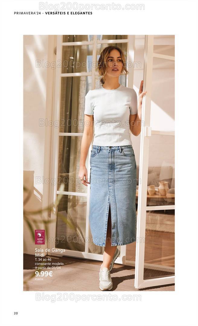 Antevisão Folheto LIDL Esmara Primavera Promoções a partir de 7 março