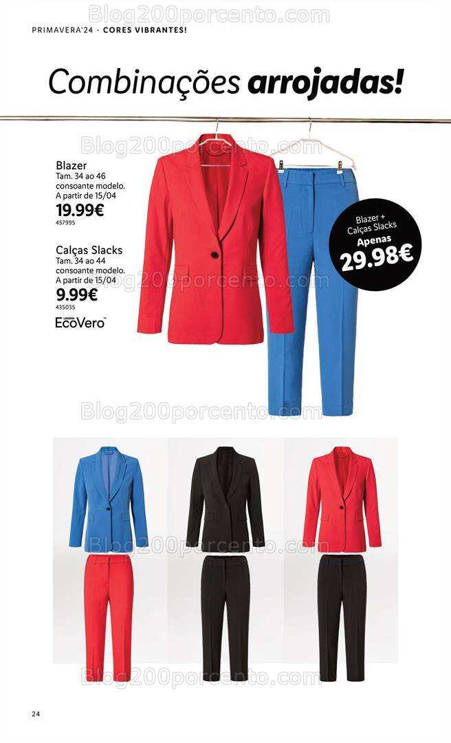 Antevisão Folheto LIDL Esmara Primavera Promoções a partir de 7 março